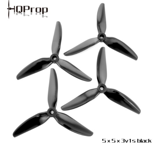 HQProp 5X5X3V1S Propeller Schwarz
