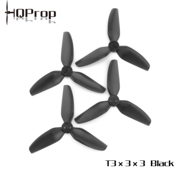 HQProp T3X3X3 Propeller - Schwarz