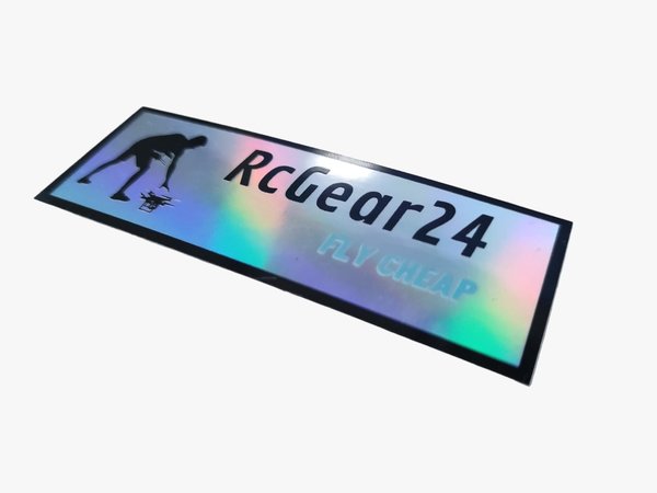 Premium Aufkleber Sticker Hologramm Design "RcGear24"