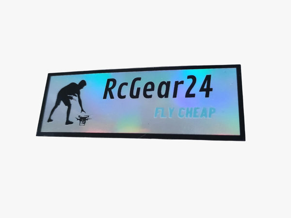 Premium Aufkleber Sticker Hologramm Design "RcGear24"
